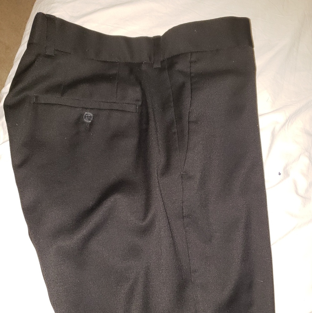 Black mens dress pants